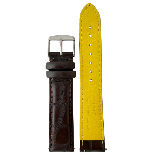 Croco Cinturino Marrone Retro